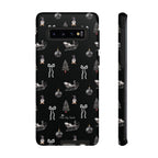 Sleigh in Grey Samsung Galaxy Phone Case – Chic Monochrome Christmas Edition