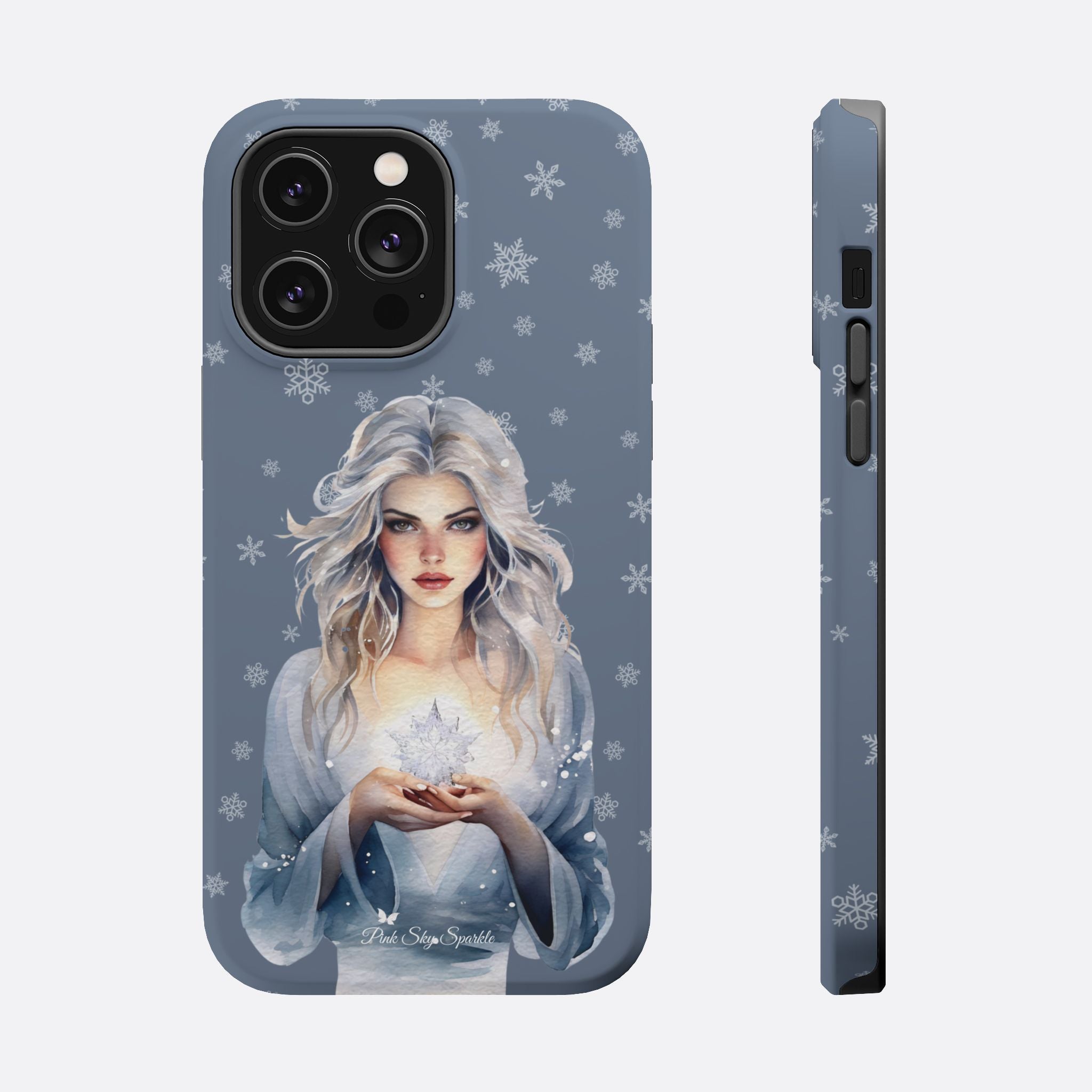 Coque magnétique pour iPhone Winter Witch