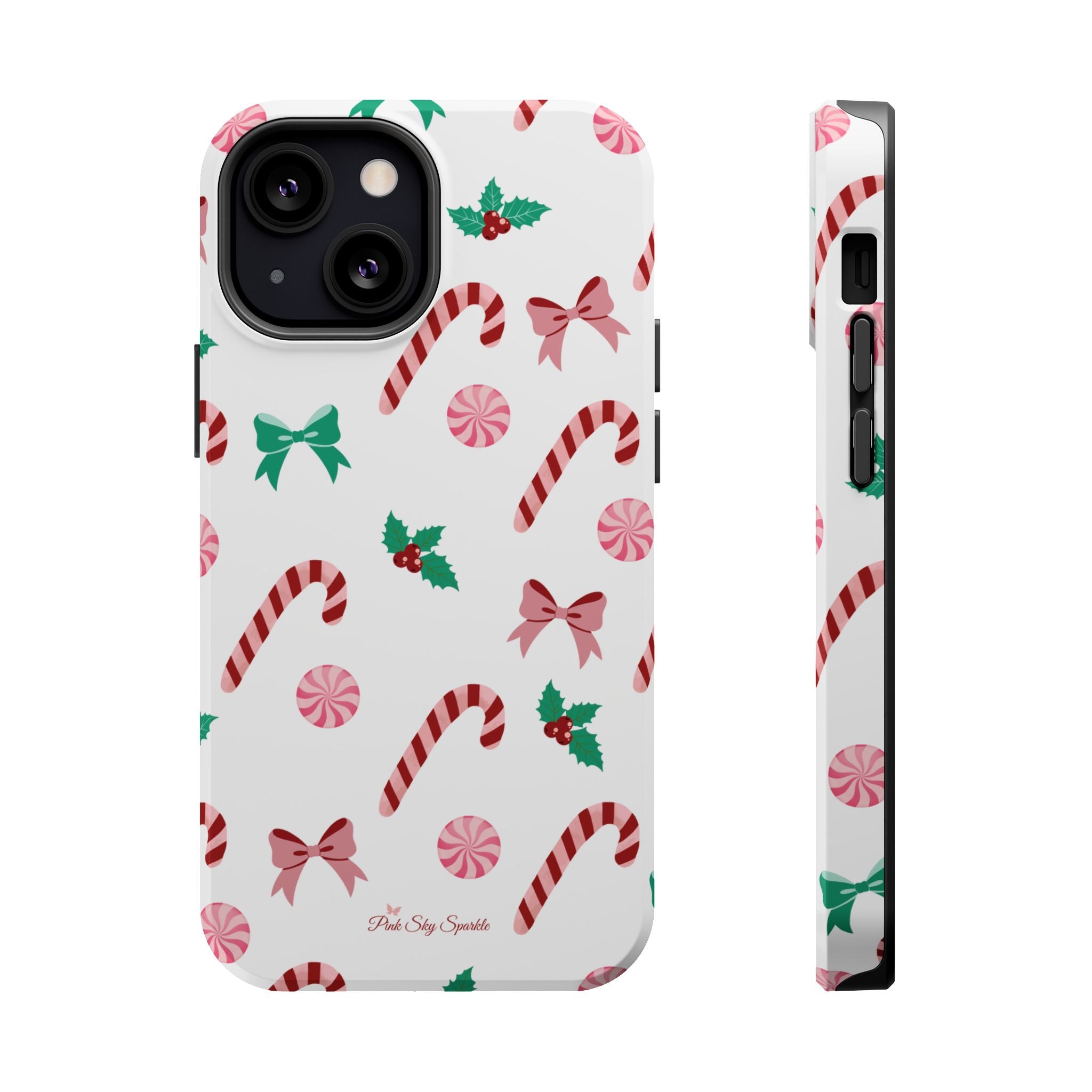 Candy Cane Lane Magnetic iPhone Case – Sweet Holiday Edition