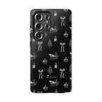Sleigh in Grey Samsung Galaxy Phone Case – Chic Monochrome Christmas Edition
