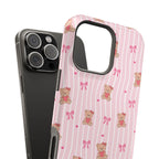 Teddy Hearts Magnetic iPhone Case