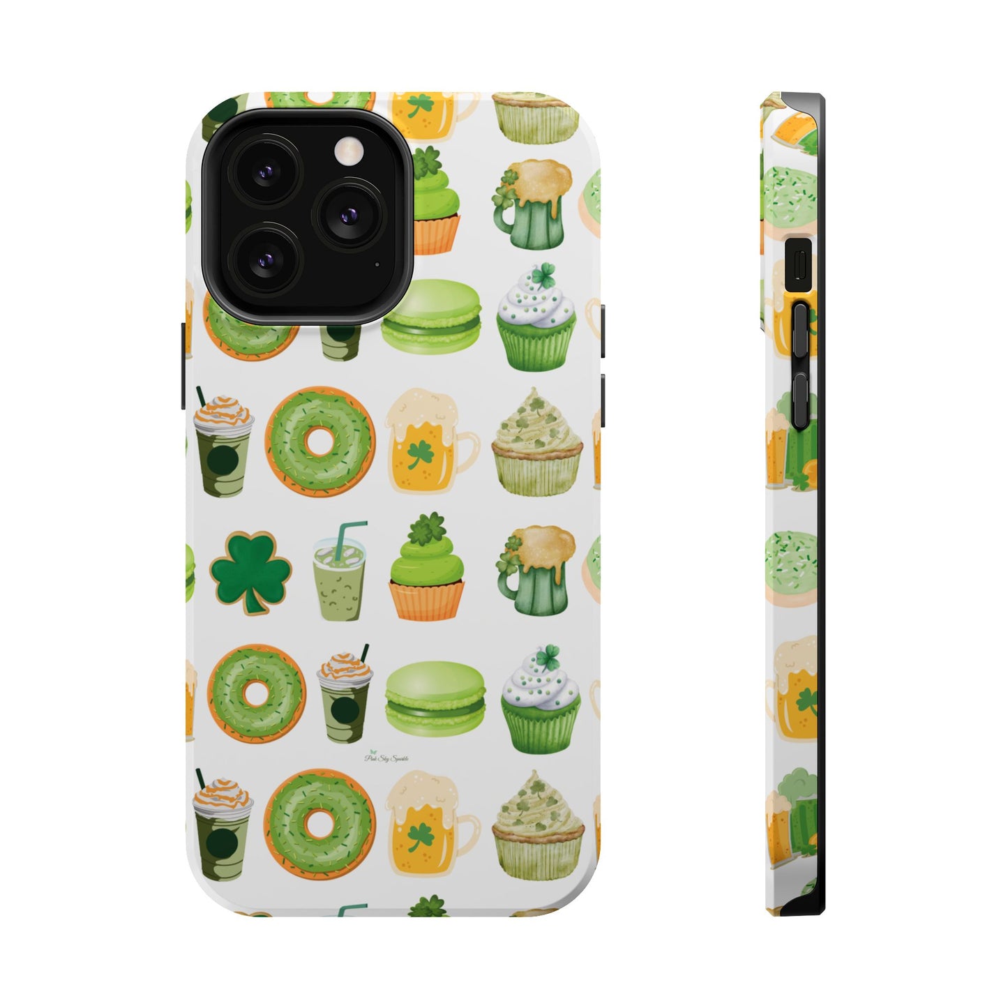 St. Patrick's Day Sips and Sweets Magnetic iPhone Case