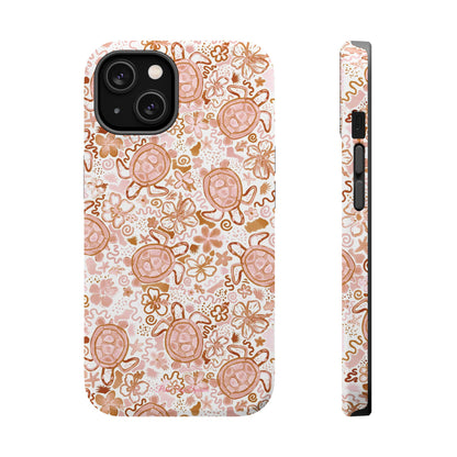 Funda magnética para iPhone Turtle Time – Boho Chic