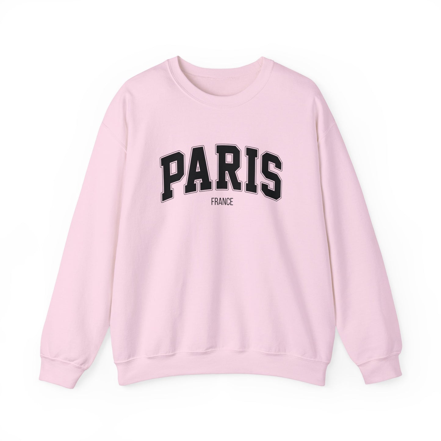 París, Francia Sudadera unisex con cuello redondo