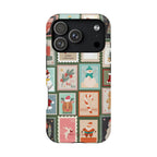 Santa’s Stamp Collection Magnetic iPhone Case