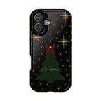Starry Night Magnetic iPhone Case - Black Aesthetic Christmas Phone Cover