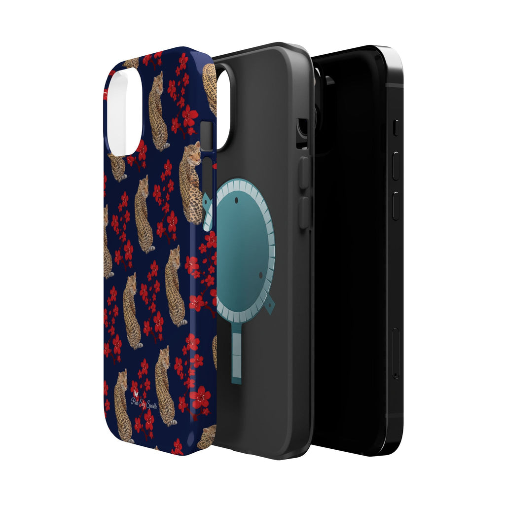 Funda magnética para iPhone Crimson Jungle