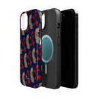 Funda magnética para iPhone Crimson Jungle