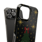 Starry Night Magnetic iPhone Case - Black Aesthetic Christmas Phone Cover