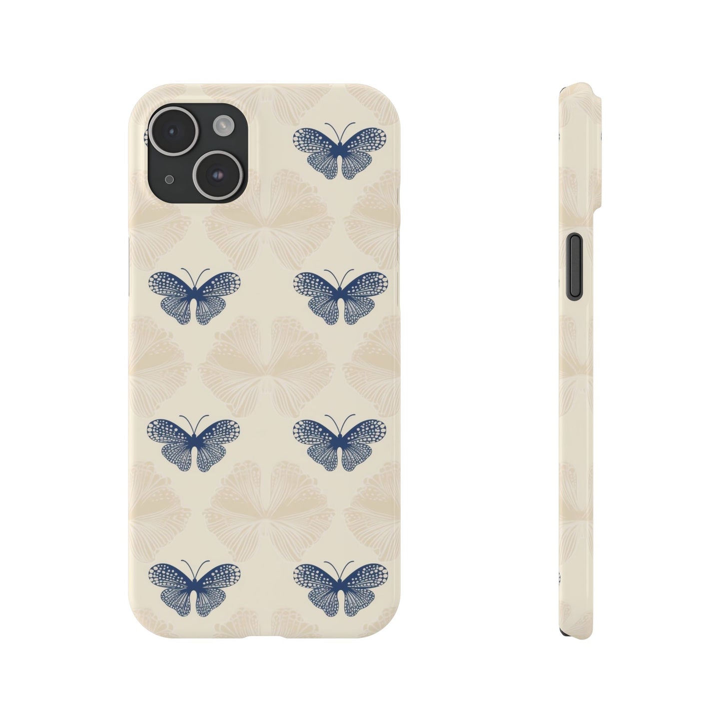 Midnight Flutter Slim iPhone Case