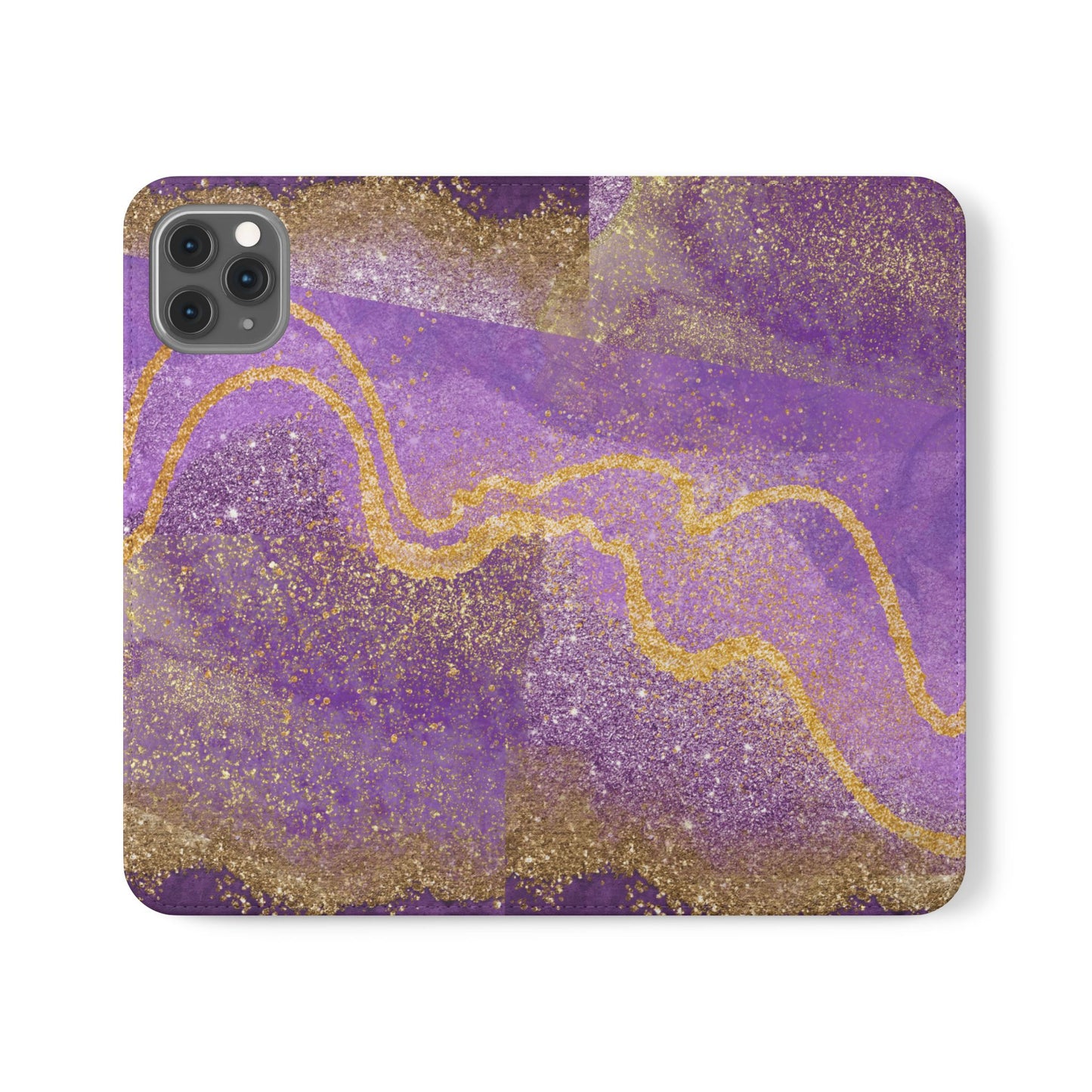 Amethyst Sparkle Wallet Flip Case-Phone Case-Printify-iPhone 11 Pro Max-PINK SKY SPARKLE-Protective wallet flip case for smartphones with 360° protection, fold-over design, card slots, and stylish pattern options. Perfect for adding a fashionable touch while keeping your phone safe. Available in a variety of designs including bold, elegant, and chic styles.