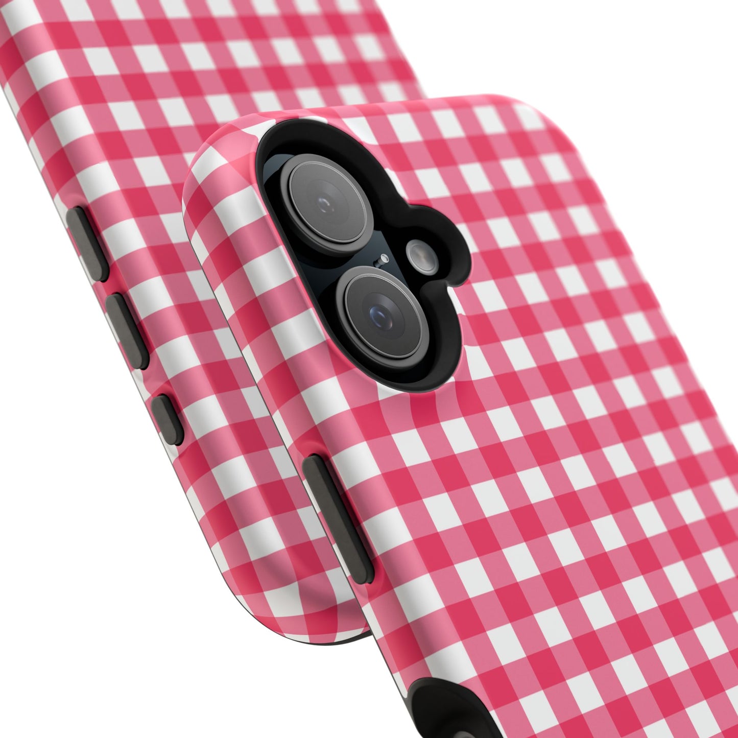 Cherry Gingham Magnetic iPhone Case