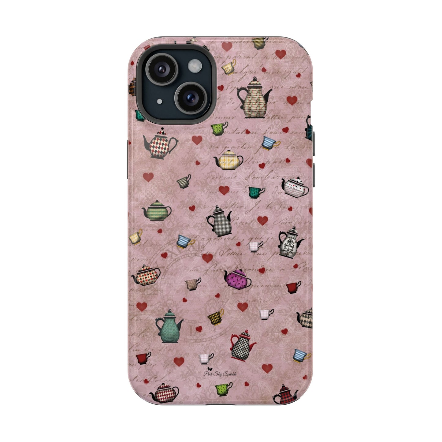 Tea Hearts Magnetic iPhone Case