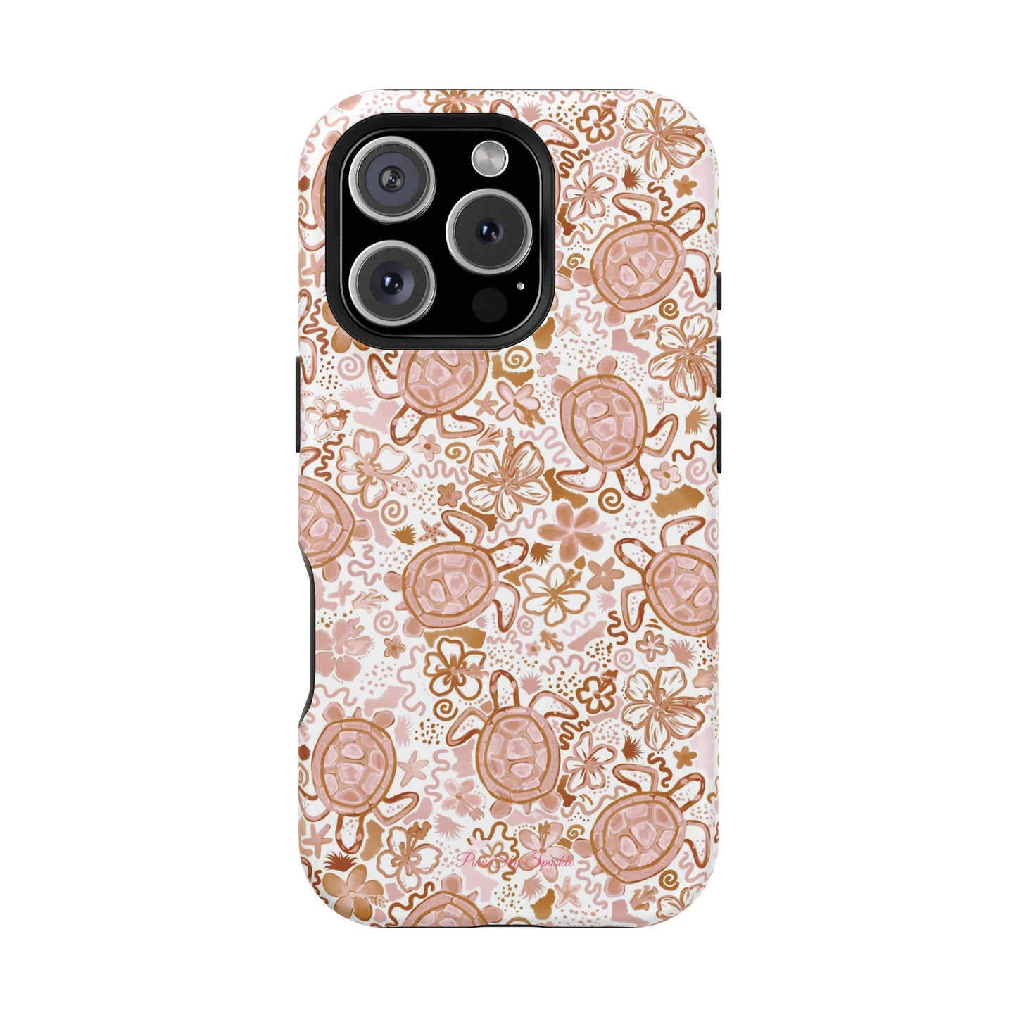 Funda magnética para iPhone Turtle Time – Boho Chic