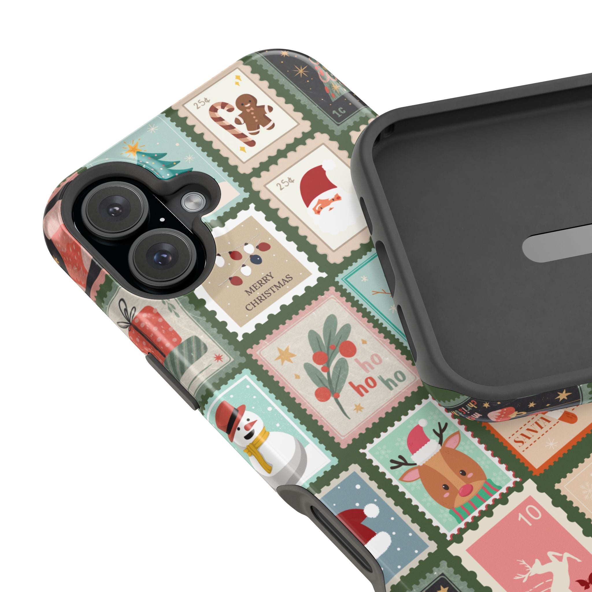 Santa’s Stamp Collection Magnetic iPhone Case