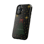 Starry Night Magnetic iPhone Case - Black Aesthetic Christmas Phone Cover