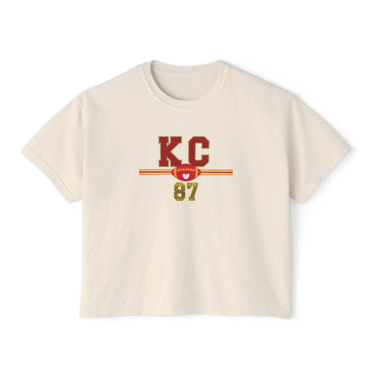 Kansas City Football 87 Women's Boxy Tee