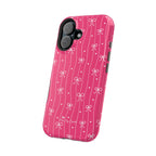 Hearts & Bows | Pink Magnetic iPhone Case