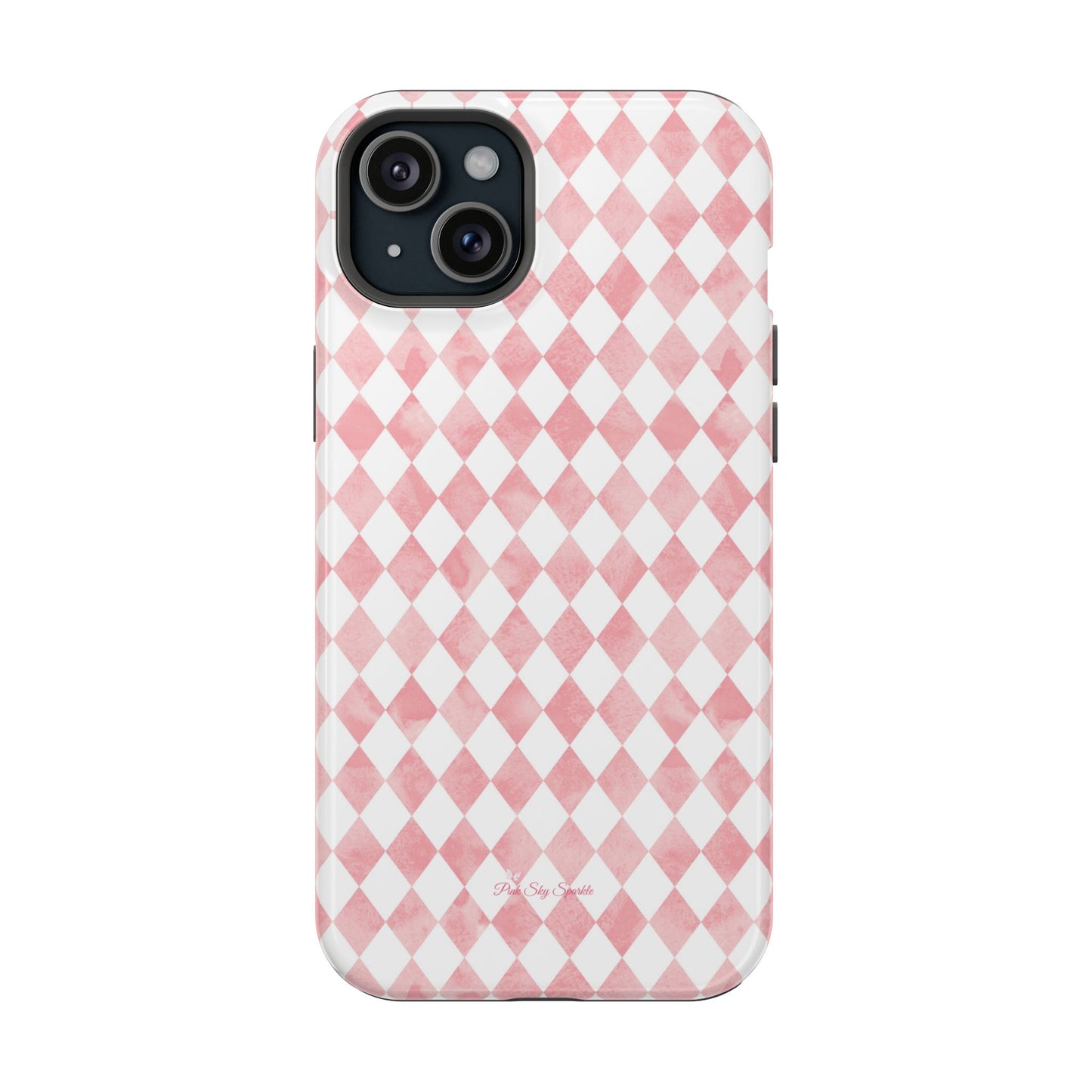 Rosy Harlequin Magnetic iPhone Case