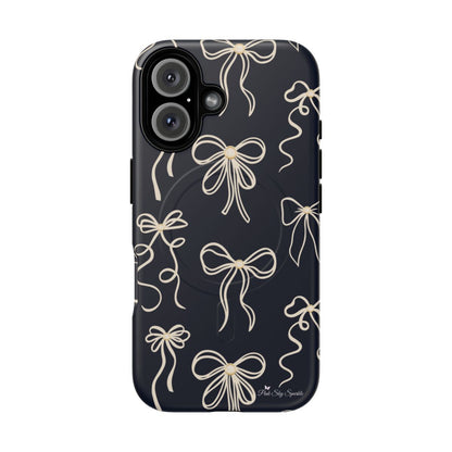 Midnight Bows Magnetic iPhone Case