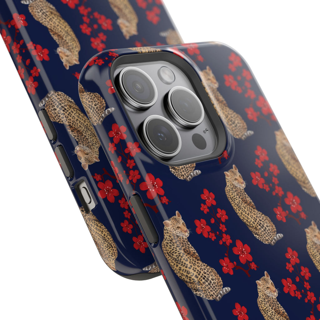 Funda magnética para iPhone Crimson Jungle