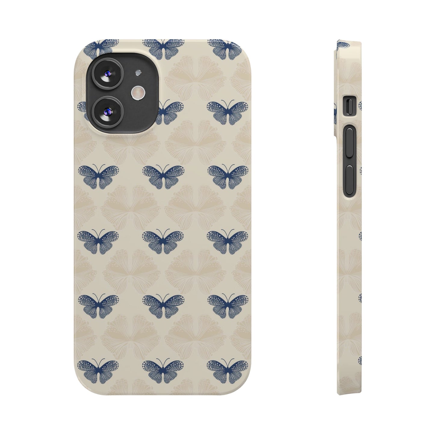 Midnight Flutter Slim iPhone Case