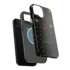 Starry Night Magnetic iPhone Case - Black Aesthetic Christmas Phone Cover