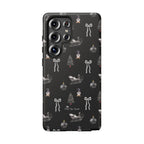 Sleigh in Grey Samsung Galaxy Phone Case – Chic Monochrome Christmas Edition