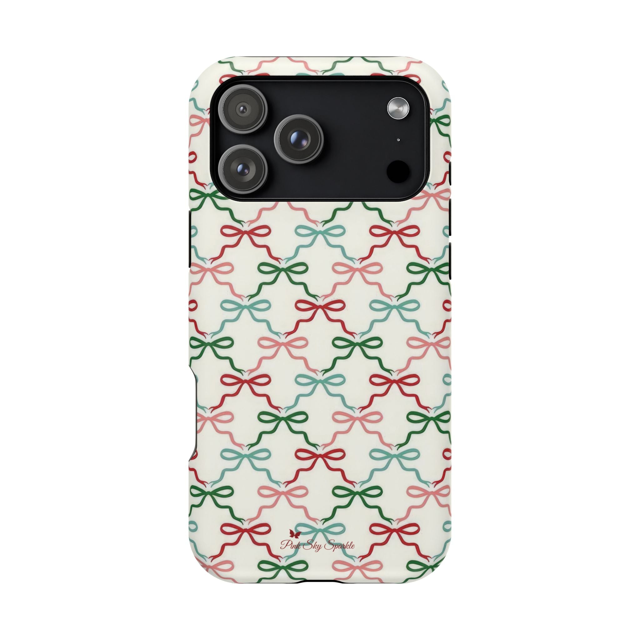 Festive Bows Magnetic iPhone Case