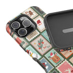 Santa’s Stamp Collection Magnetic iPhone Case