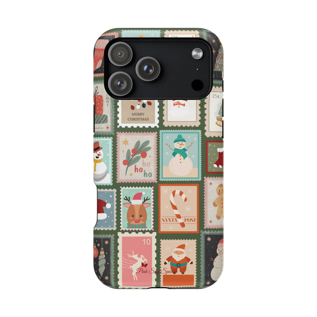 Santa’s Stamp Collection Magnetic iPhone Case