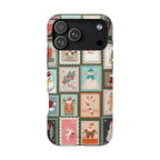 Santa’s Stamp Collection Magnetic iPhone Case