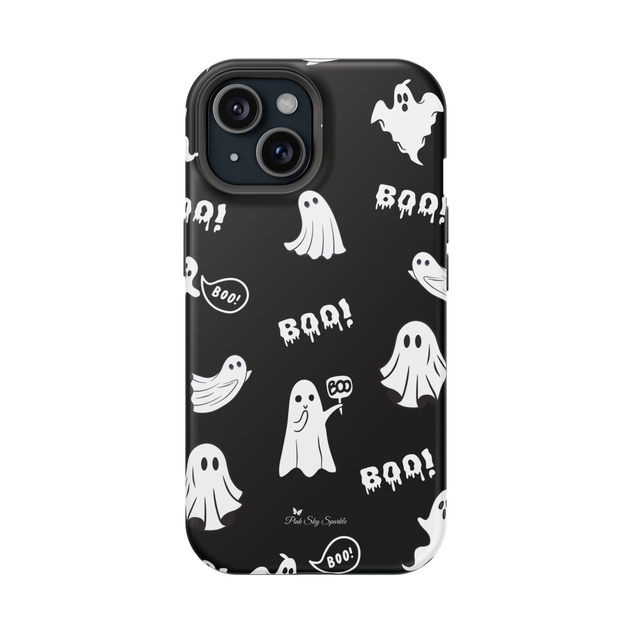 Midnight Boo Magnetic iPhone Case | Cute Ghost Halloween Phone Cover