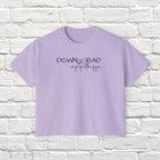 Down Bad Crying at the Gym Women's Boxy Tee