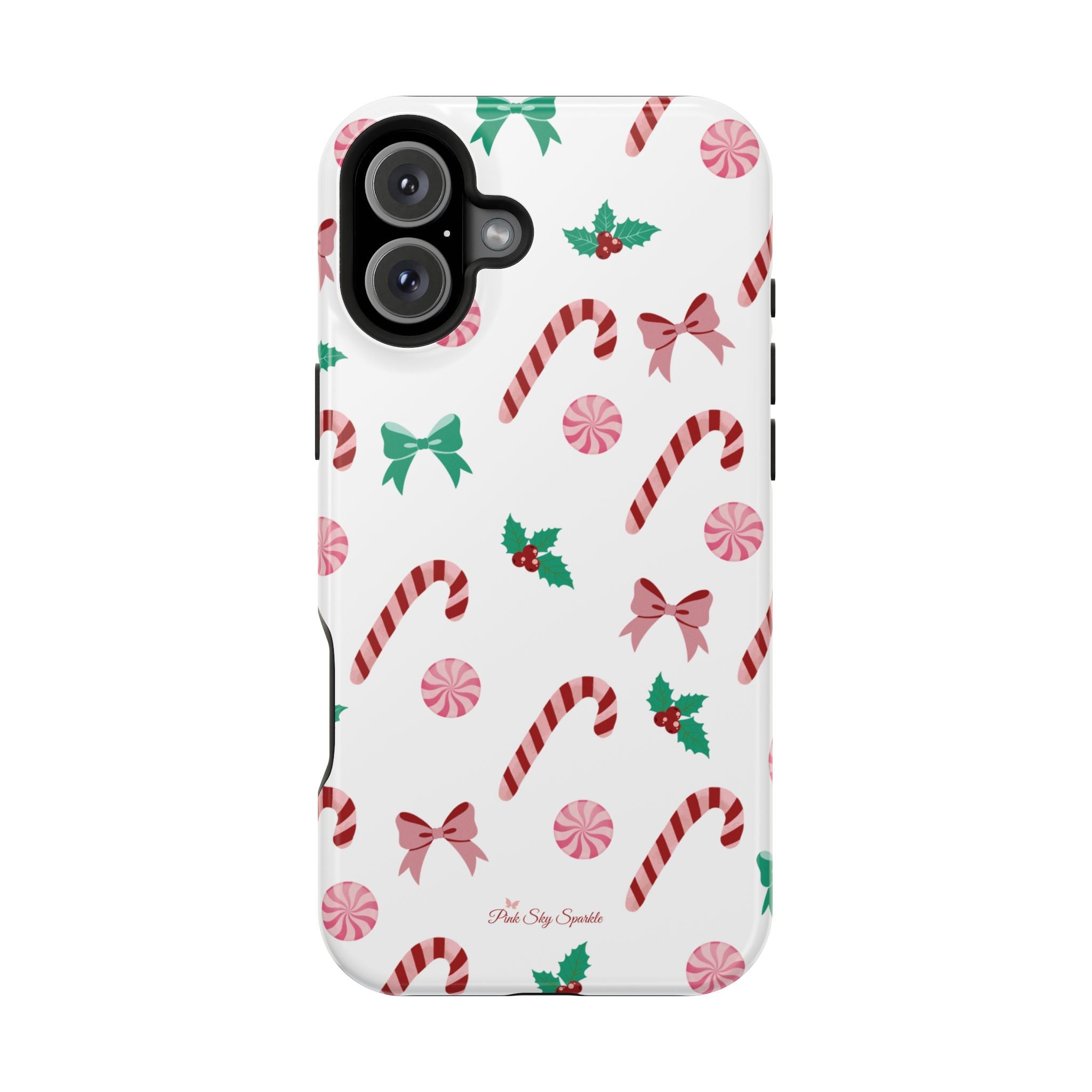 Candy Cane Lane Magnetic iPhone Case – Sweet Holiday Edition