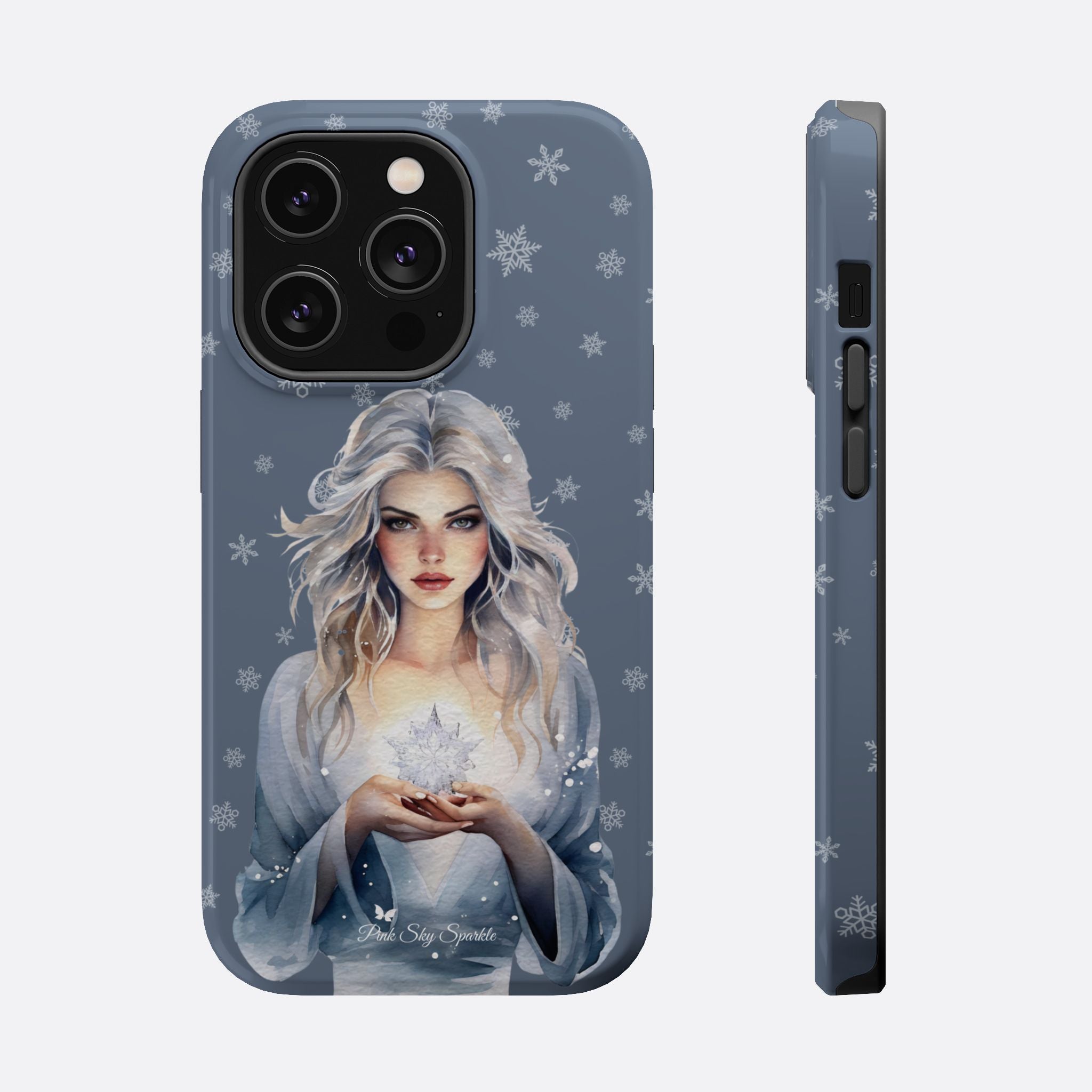 Coque magnétique pour iPhone Winter Witch