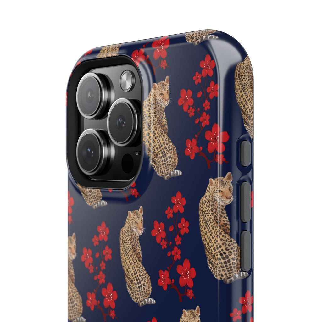 Funda magnética para iPhone Crimson Jungle