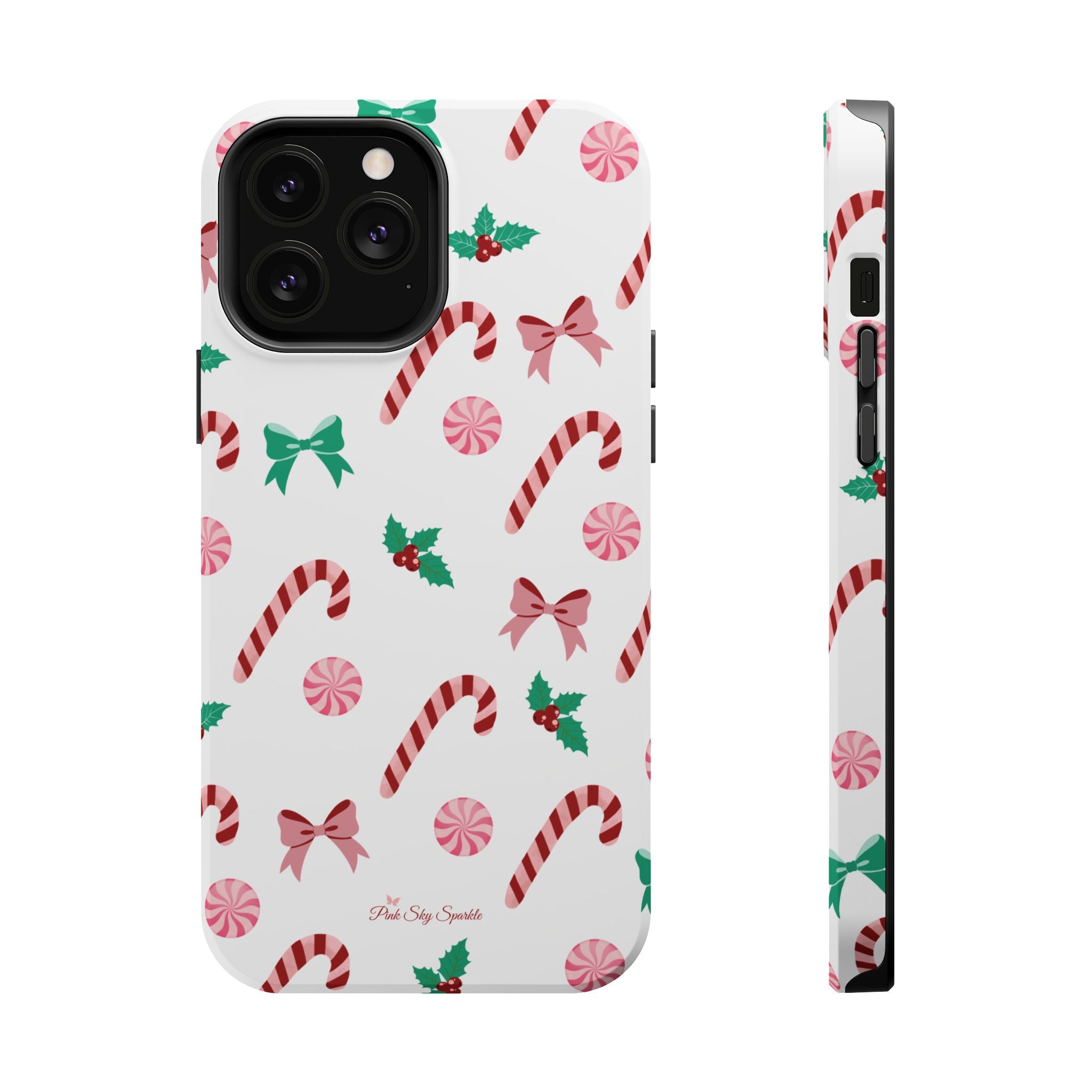 Candy Cane Lane Magnetic iPhone Case – Sweet Holiday Edition