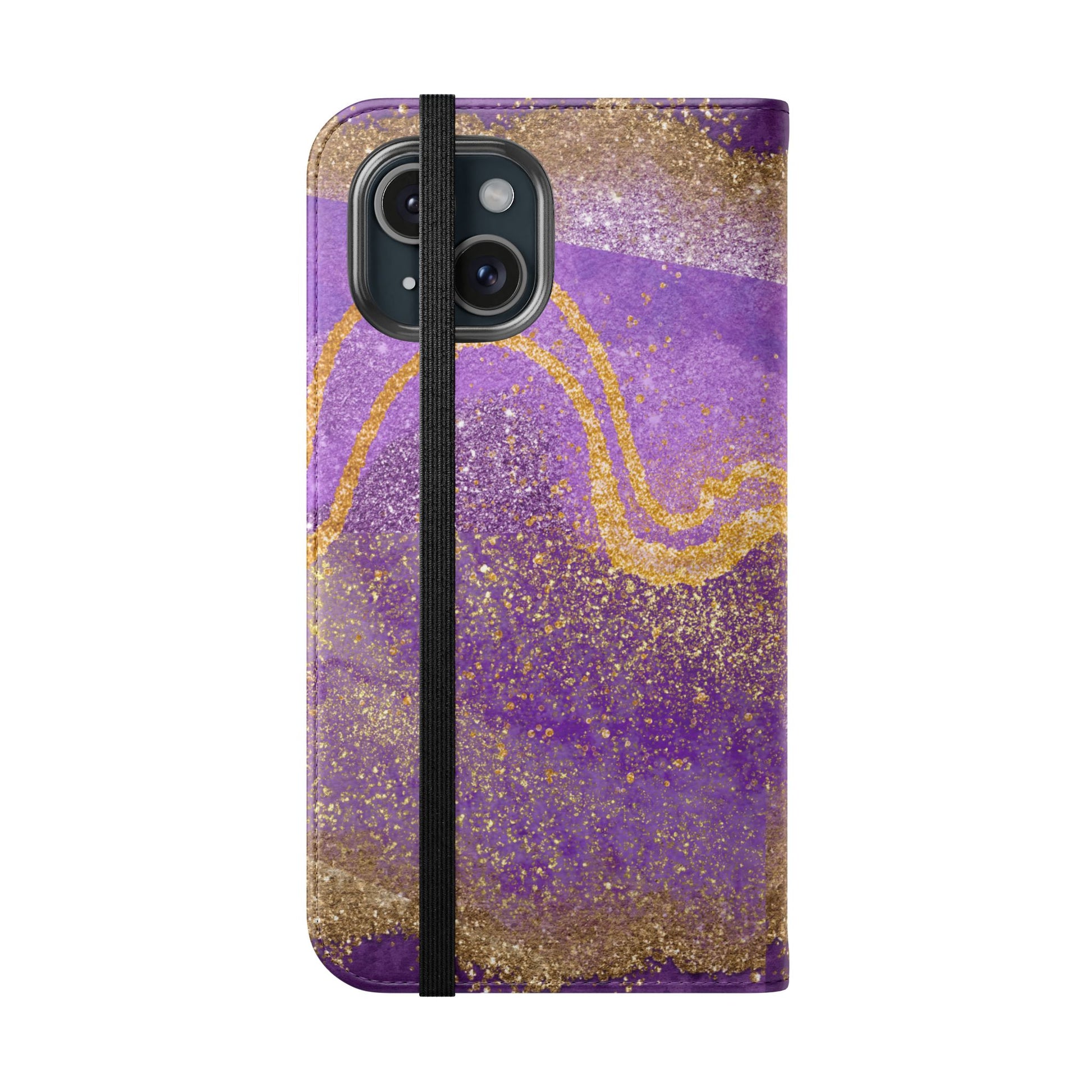 Amethyst Sparkle Wallet Flip Case-Phone Case-Printify-PINK SKY SPARKLE-Protective wallet flip case for smartphones with 360° protection, fold-over design, card slots, and stylish pattern options. Perfect for adding a fashionable touch while keeping your phone safe. Available in a variety of designs including bold, elegant, and chic styles.