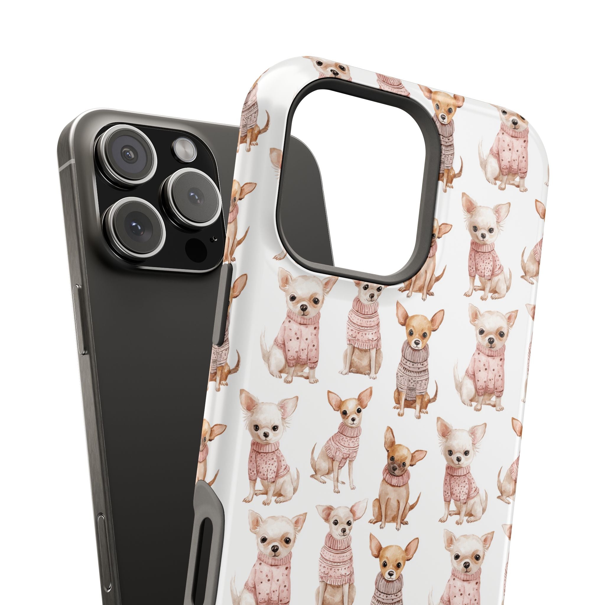 Fancy Toy Chihuahua Magnetic iPhone Case