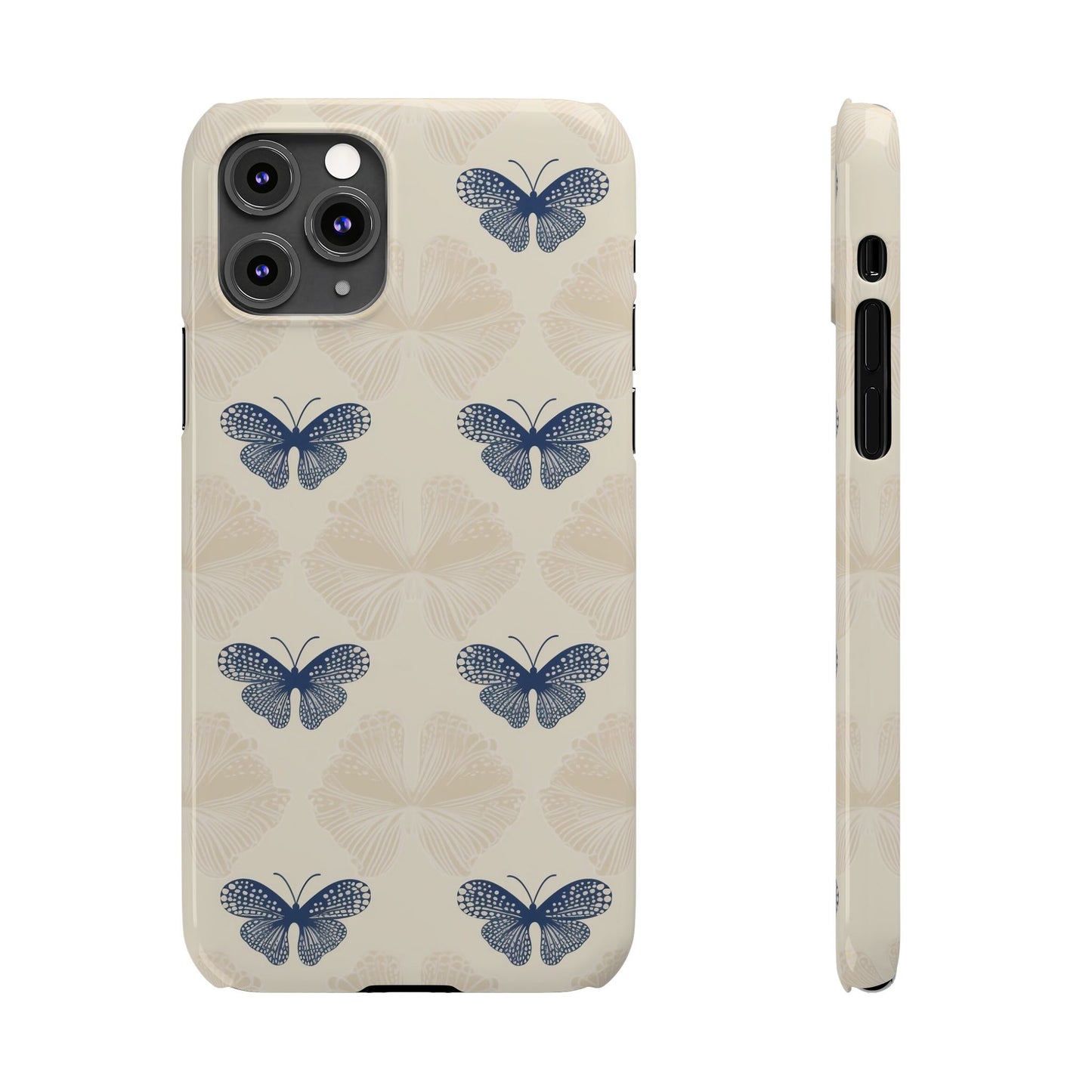 Midnight Flutter Slim iPhone Case