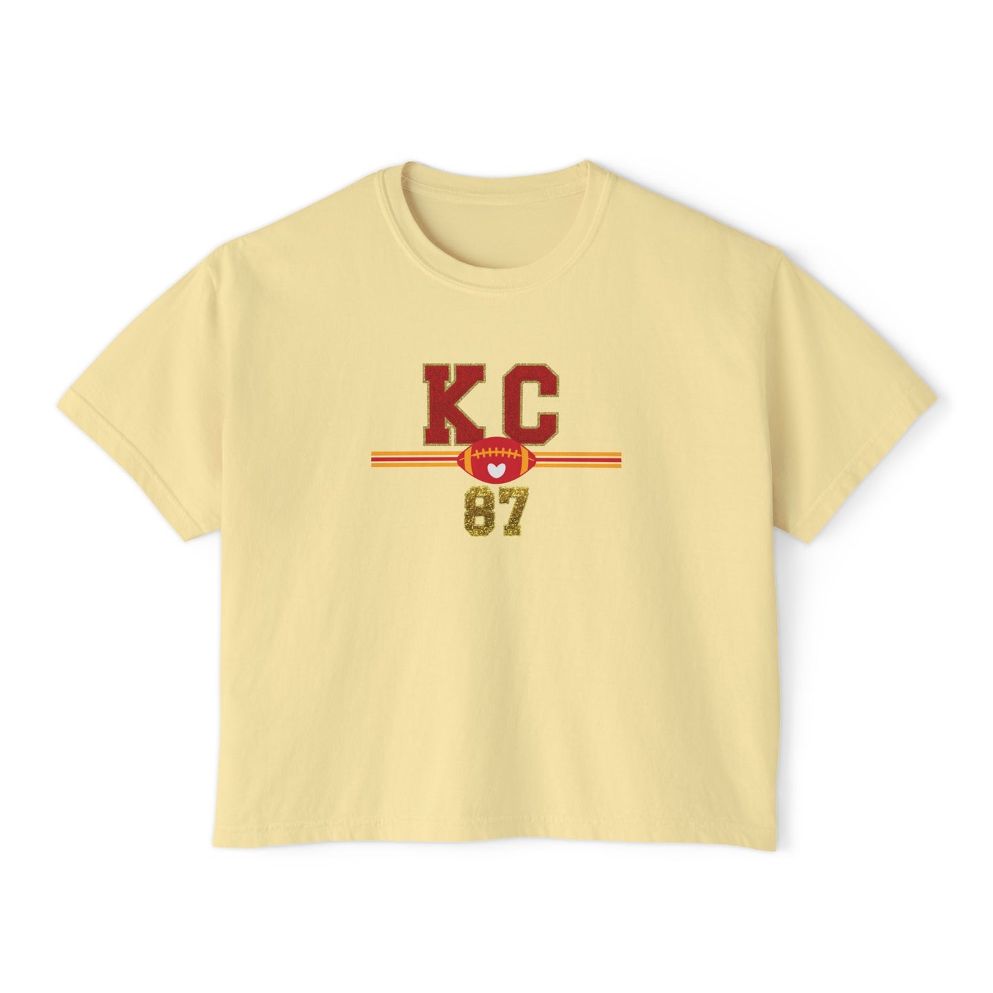 Kansas City Football 87 Women's Boxy Tee