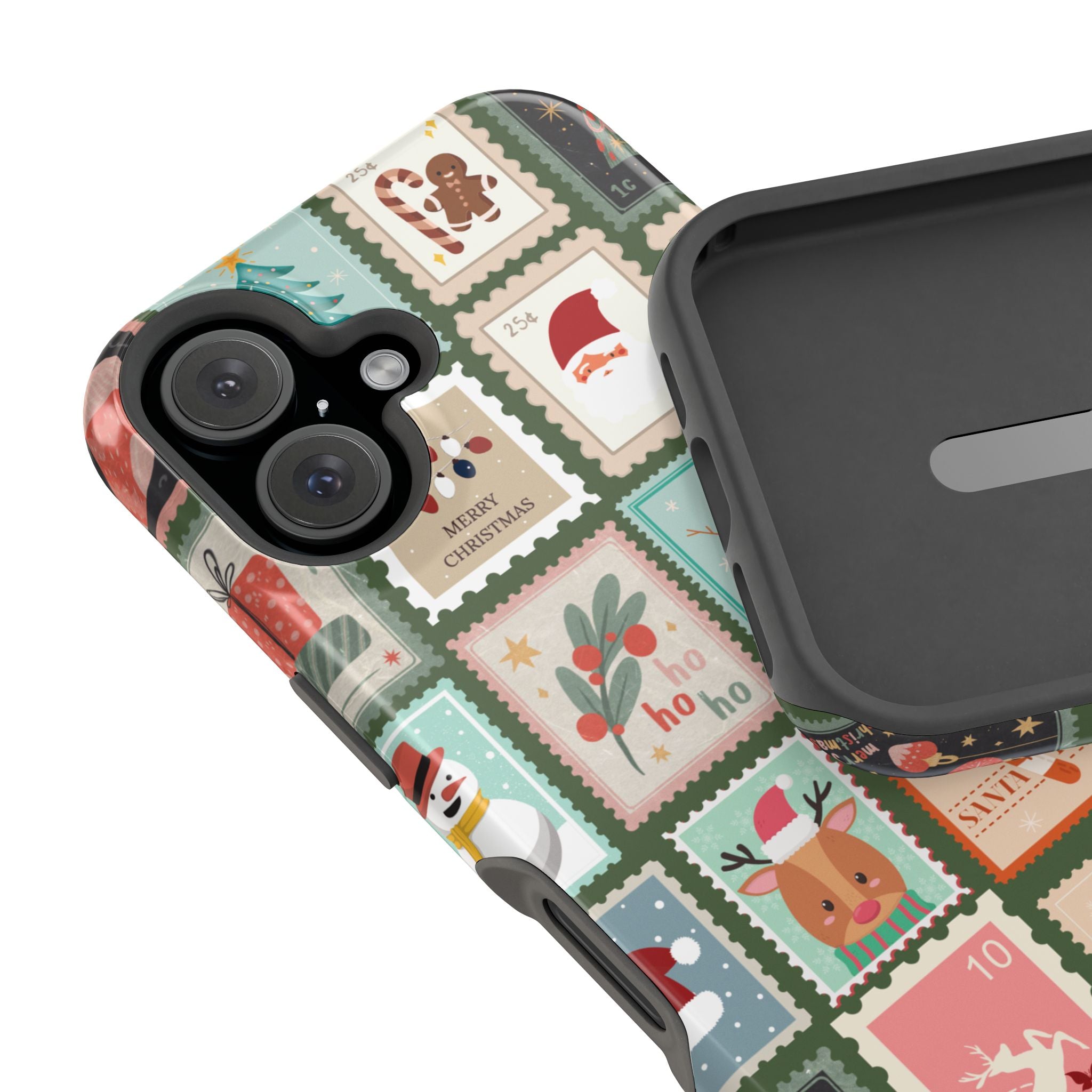 Santa’s Stamp Collection Magnetic iPhone Case