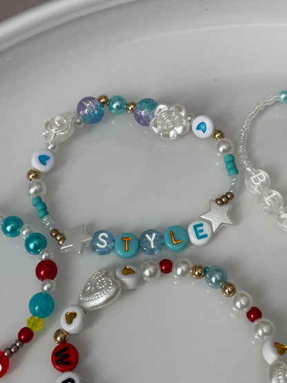 Taylor Swift, 1989 Taylor's Version Inspired Eras Tour Friendship Bracelet Pack - Pink Sky Sparkle