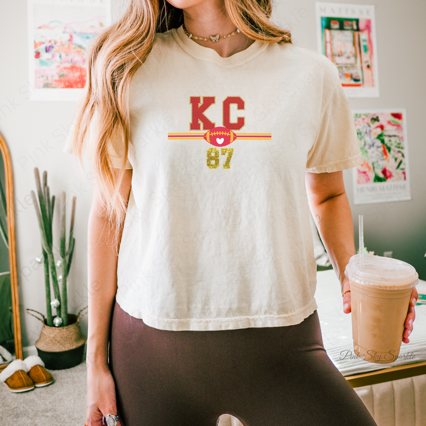 Kansas City Football 87 Women's Boxy Tee