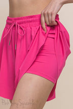 2-in-1 Drawstring Skort