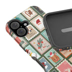 Santa’s Stamp Collection Magnetic iPhone Case