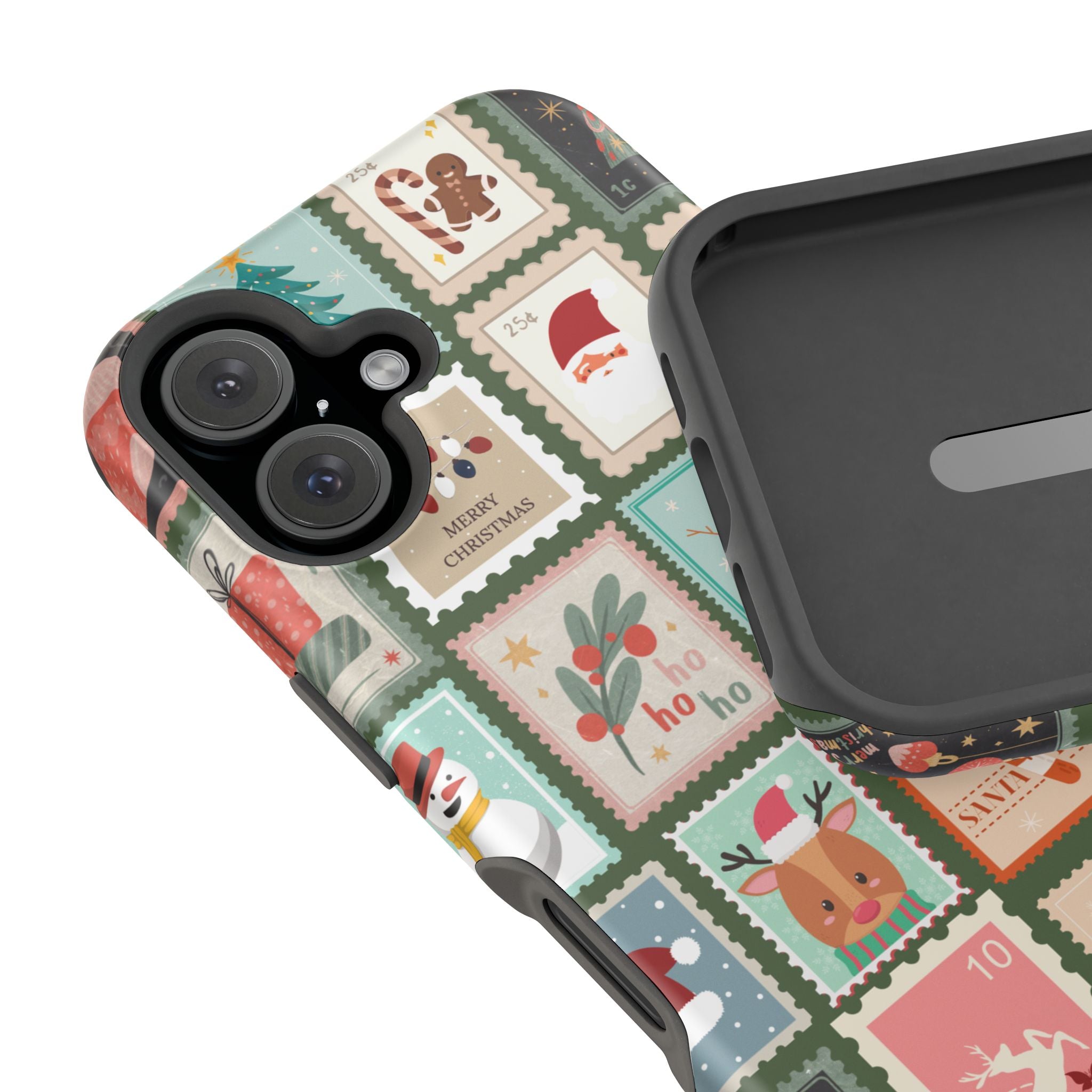 Santa’s Stamp Collection Magnetic iPhone Case