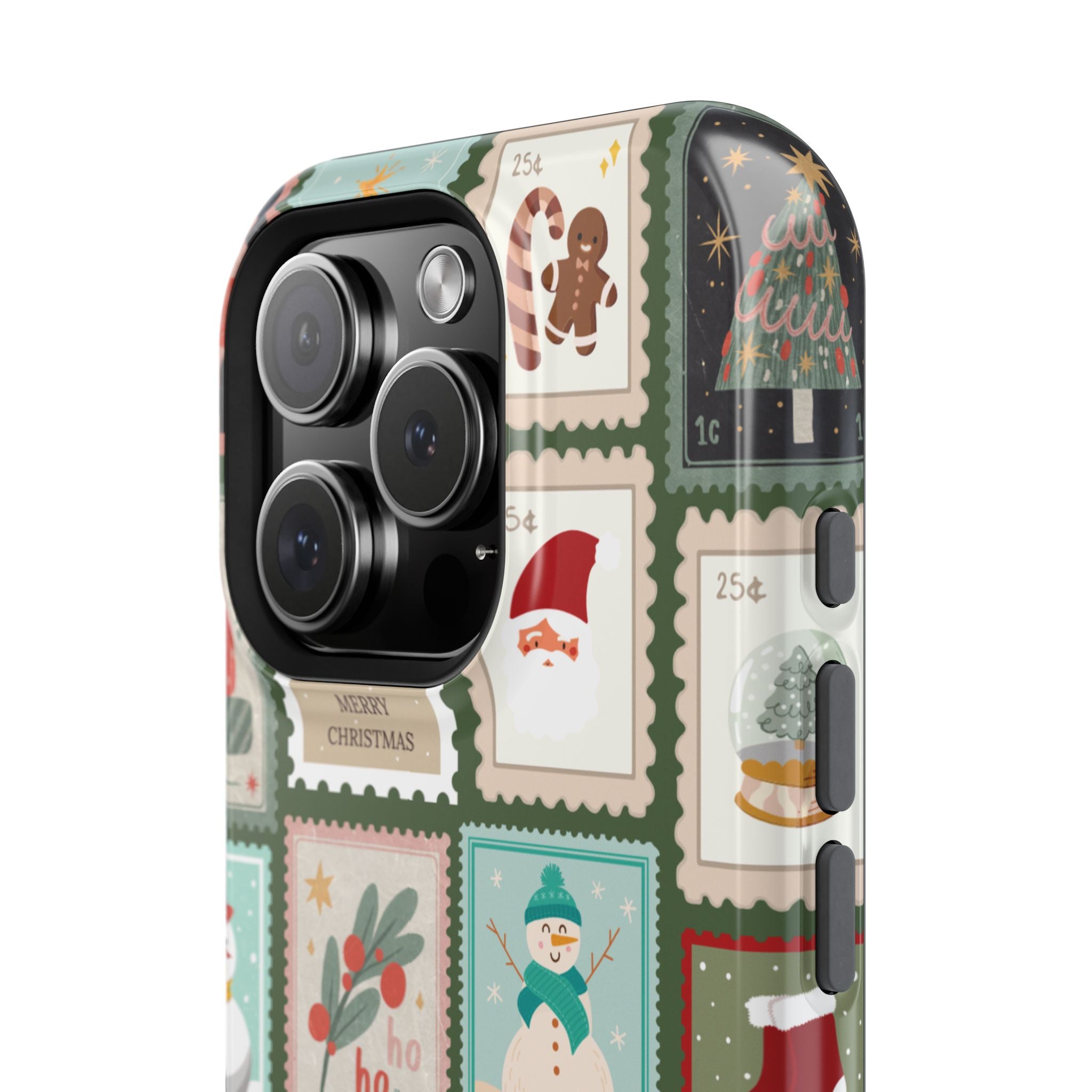 Santa’s Stamp Collection Magnetic iPhone Case