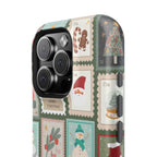 Santa’s Stamp Collection Magnetic iPhone Case